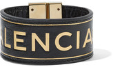 Thumbnail for your product : Balenciaga Blanket Embossed Textured-leather Bracelet