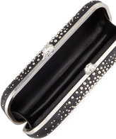 Thumbnail for your product : Alexander McQueen Studded Twin-Skull Box Clutch Bag, Black