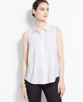 Thumbnail for your product : Ann Taylor Petite Back-Pleat Shell