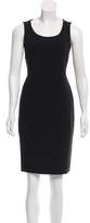 Thumbnail for your product : Max Mara Virgin Wool Sheath Dress Black Virgin Wool Sheath Dress