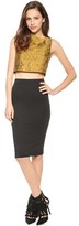 Thumbnail for your product : Alice + Olivia Cerra Crop Top