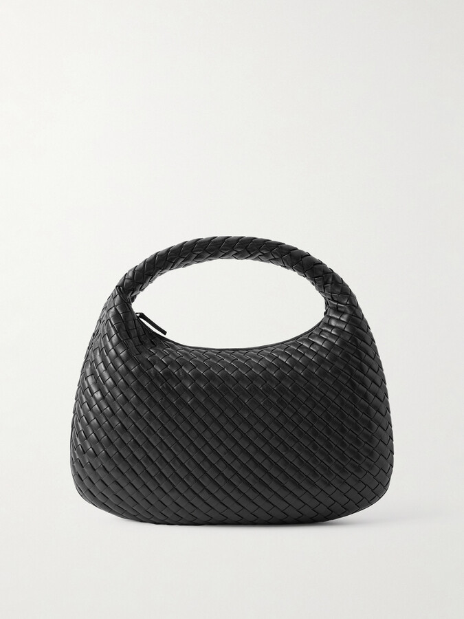 Bottega Veneta Intrecciato Leather Tote - Black
