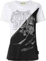 Versace Jeans crystal tiger T-shirt