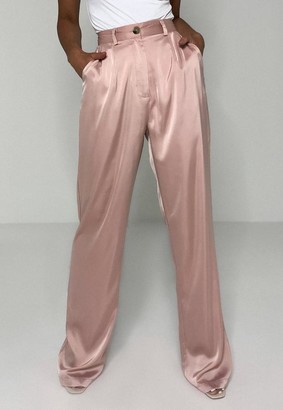 missguided satin pants