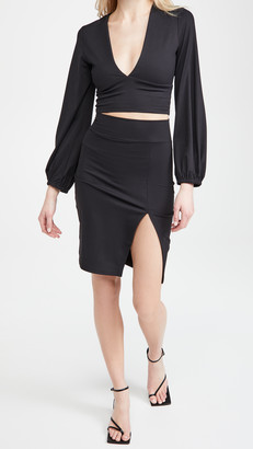 Susana Monaco Slit Skirt 22"