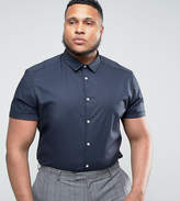 Thumbnail for your product : ASOS DESIGN PLUS Slim Shirt in Navy
