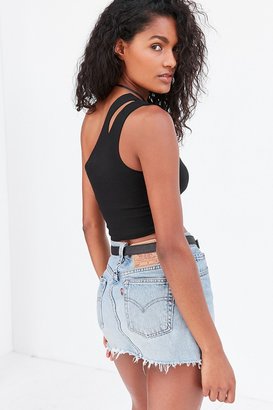 Silence & Noise Silence + Noise One Shoulder Cropped Top