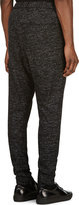 Thumbnail for your product : Damir Doma Black & Grey Marled Drop Crotch Trousers