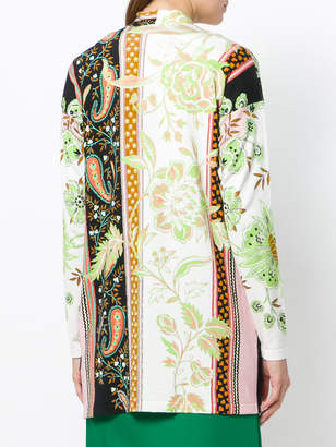 Etro paisley and floral print cardigan