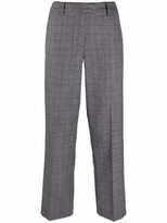 Thumbnail for your product : A.P.C. Cece checked straight suit trousers