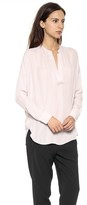 Thumbnail for your product : Vince Long Sleeve Popover Top