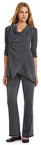 Thumbnail for your product : Marc New York 1609 Marc New York Draped Asymmetrical Distressed Fleece Top