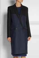 Thumbnail for your product : Chalayan Color-block wool-blend twill coat