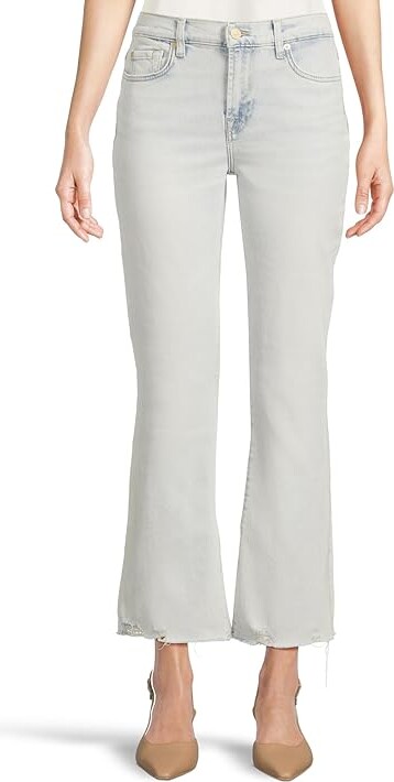 7 For All Mankind Daisy Ankle Bootcut in Amuse Me Women's Jeans Amuse Me : 32 27.5, Cotton/Denim/Elastane