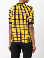 Thumbnail for your product : Marni check pattern knitted top