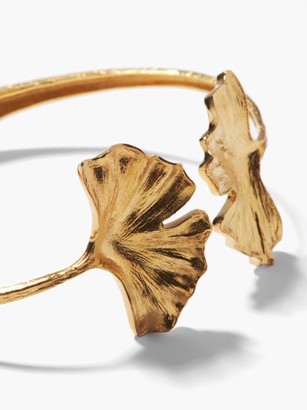 Aurélie Bidermann Fine Jewellery Aurelie Bidermann Fine Jewellery - Ginkgo Leaf 18kt Gold Bracelet - Gold
