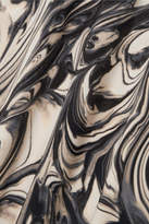 Thumbnail for your product : Norma Kamali Printed Stretch-jersey Maxi Dress - Dark gray