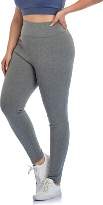 ZERDOCEAN Women's Plus Size High Waist Fleece Lined Leggings Winter Thermal  Workout Yoga Pants - ShopStyle