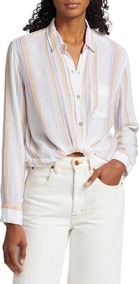 Rails Charli Striped Linen Shirt