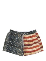 Thumbnail for your product : MC2 Saint Barth Us Flag Printed Swimming Shorts