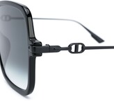 Thumbnail for your product : Christian Dior Square-Frame Oversized Sunglasses