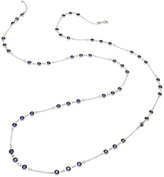 Thumbnail for your product : ABS by Allen Schwartz Necklace, Silver-Tone Faceted Purple Stone Strand Necklace