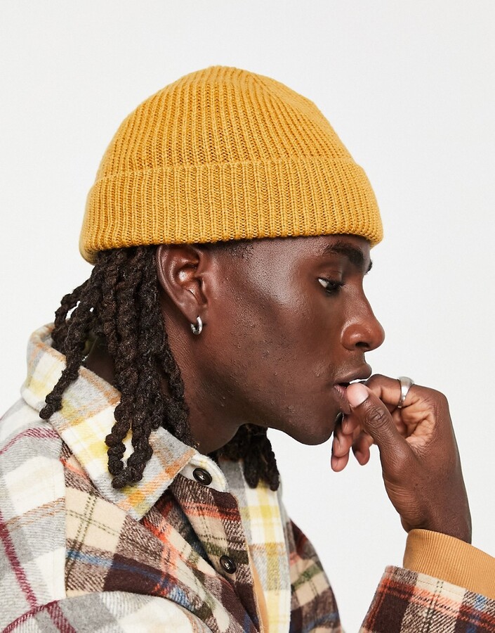 ASOS DESIGN ribbed in - ShopStyle Hats