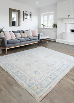 Rugpera Adal Rustic Patterned Hand-Woven Wool Carpet