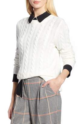 Halogen x Atlantic-Pacific Cable Sweater