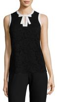Thumbnail for your product : Karl Lagerfeld Paris Sleeveless Lace Top