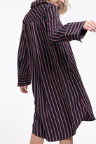 Thumbnail for your product : Blu Pepper Stripe Button Front Shirt Dress