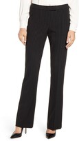 Thumbnail for your product : Anne Klein Pinstripe Flare Leg Trousers