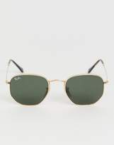 Thumbnail for your product : Ray-Ban 0RB3548N hexagonal sunglasses