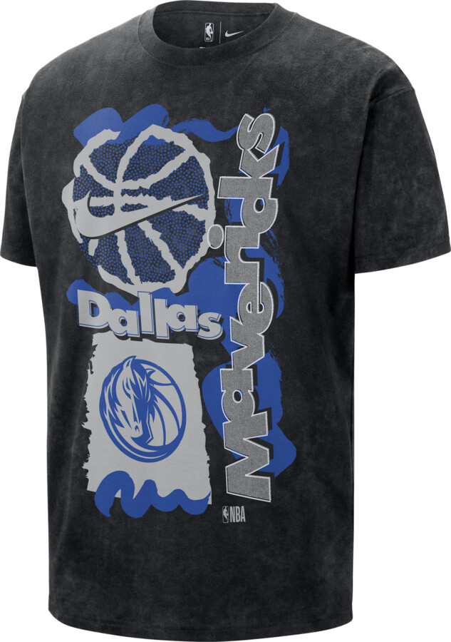 Dallas Mavericks Courtside Nike Men's NBA Max90 T-Shirt in Black | HQ9358-011