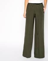 Thumbnail for your product : ASOS Wide Leg Pant With Pintuck