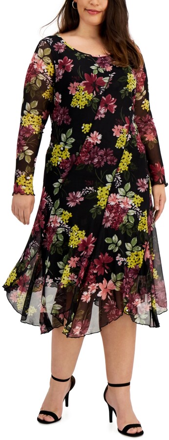 plus size handkerchief dress