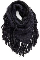 Thumbnail for your product : Rebecca Minkoff Women's Chunky Knit Fringe Triangle Scarf