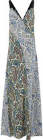 Thumbnail for your product : Diane von Furstenberg Paneled Printed Silk Maxi Dress