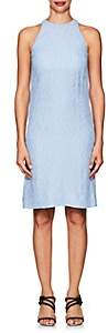 Nomia Women's Plissé Linen-Blend Sheath Dress-Lt. Blue