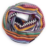Thumbnail for your product : BP Multi Stripe Knit Infinity Scarf (Juniors)