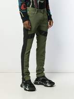 Thumbnail for your product : Just Cavalli panelled slim-fit jeans