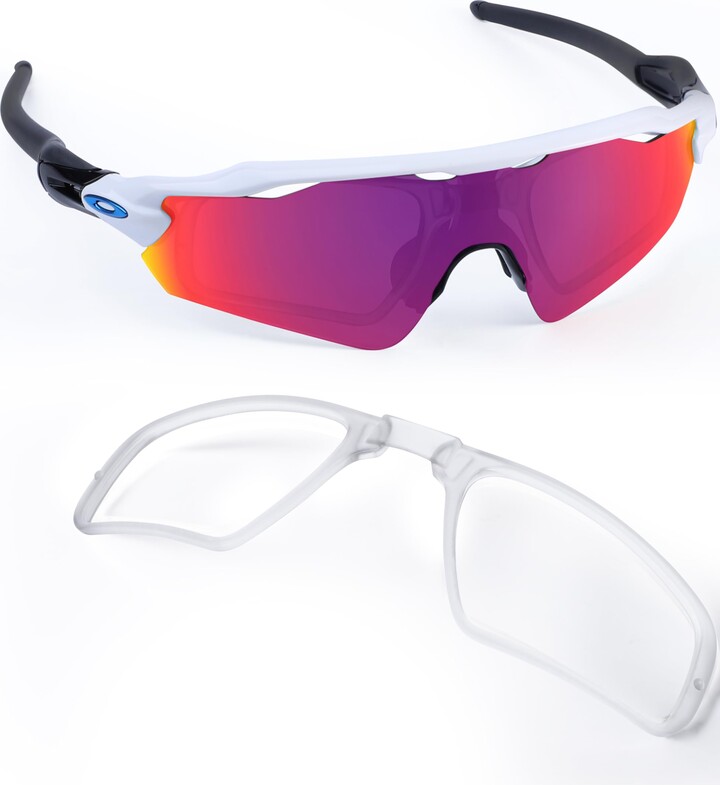 Saucer Insert Clip-On | Rx Optical Insert for Oakley Radar | Radar EV |  RadarLock Series Sunglasses - Clear
