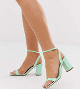 mint block heels