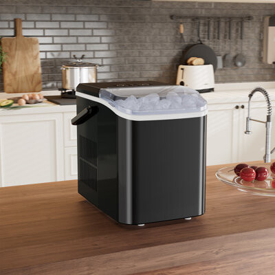 Smugdesk.com 26.5 Lb. Daily Production Bullet Clear Ice Portable Ice Maker