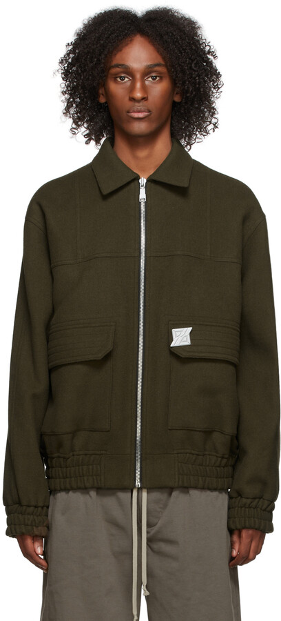 khaki cargo jacket