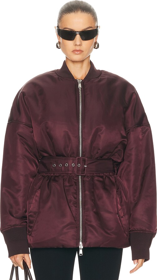 Ronny Kobo Norell Jacket in Wine
