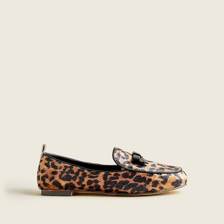 j crew leopard loafers