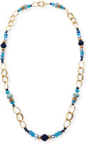 Thumbnail for your product : Akola Long Mixed Bead & Chain Station Necklace
