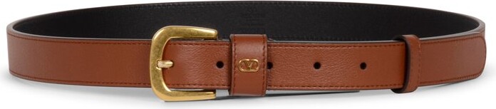 Valentino VLogo Signature Buckled Belt