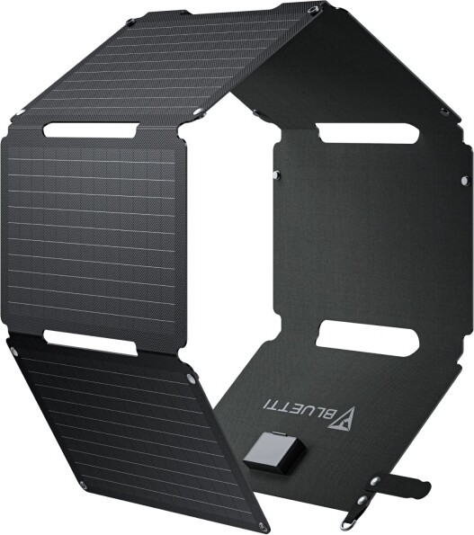 [US Stock] BLUETTI 60 Watt Solar Panel For Portable Power Station AC2A, Foldable Solar Charger for Hiking, Camping, Travel